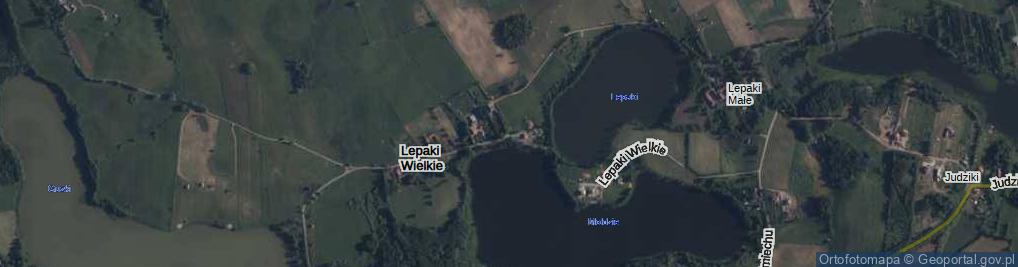 Zdjęcie satelitarne Lepaki Wielkie ul.